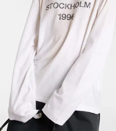Acne Studios Logo oversized cotton-blend T-shirt | Thumbnail 2 Acne Studios Logo oversized cotton-blend T-shirt | Thumbnail 2