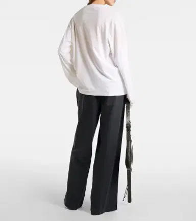 Acne Studios Logo oversized cotton-blend T-shirt | Thumbnail 3 Acne Studios Logo oversized cotton-blend T-shirt | Thumbnail 3