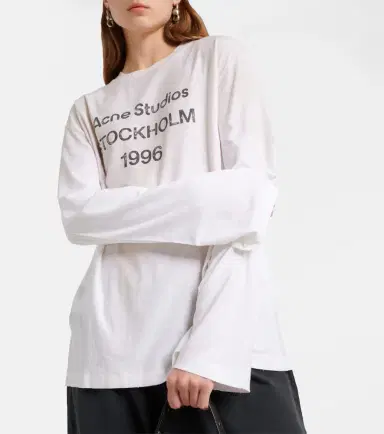 Acne Studios Logo oversized cotton-blend T-shirt | Thumbnail 5 Acne Studios Logo oversized cotton-blend T-shirt | Thumbnail 5