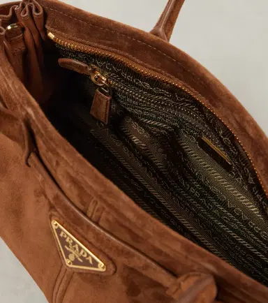 Prada Bonnie Medium suede shoulder bag | Thumbnail 2 Prada Bonnie Medium suede shoulder bag | Thumbnail 2