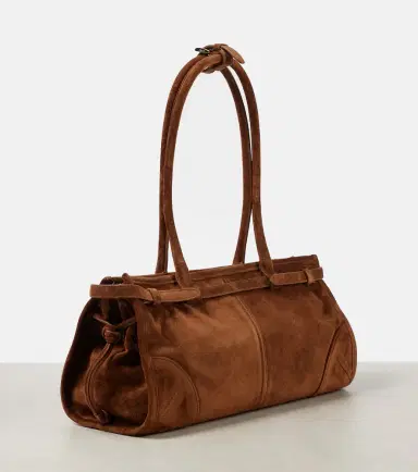 Prada Bonnie Medium suede shoulder bag | Thumbnail 3 Prada Bonnie Medium suede shoulder bag | Thumbnail 3