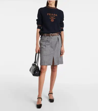 Prada Wool miniskirt | Thumbnail 3 Prada Wool miniskirt | Thumbnail 3
