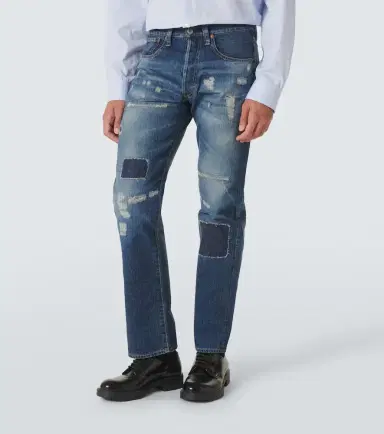 Junya Watanabe Distressed straight jeans | Thumbnail 5 Junya Watanabe Distressed straight jeans | Thumbnail 5
