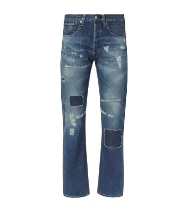 Junya Watanabe Distressed straight jeans | Thumbnail 1 Junya Watanabe Distressed straight jeans | Thumbnail 1