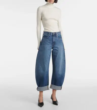 Frame The Bubble barrel-leg jeans | Thumbnail 4 Frame The Bubble barrel-leg jeans | Thumbnail 4