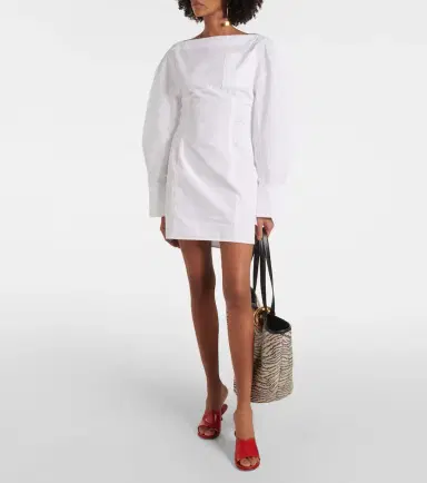 Jacquemus La Robe Chemise Casaco cotton minidress | Thumbnail 3 Jacquemus La Robe Chemise Casaco cotton minidress | Thumbnail 3