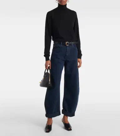 Frame Bubble high-rise barrel-leg jeans | Thumbnail 5 Frame Bubble high-rise barrel-leg jeans | Thumbnail 5