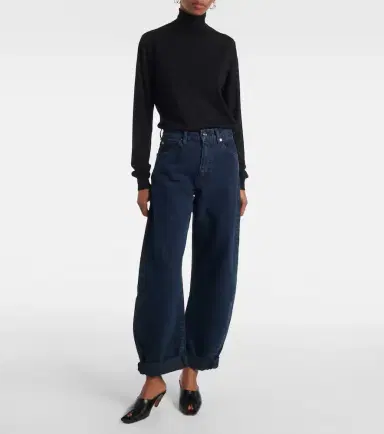 Frame Bubble high-rise barrel-leg jeans | Thumbnail 7 Frame Bubble high-rise barrel-leg jeans | Thumbnail 7