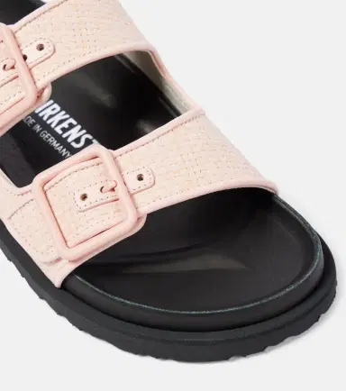 Birkenstock 1774 Arizona Luxe raffia sandals | Thumbnail 4 Birkenstock 1774 Arizona Luxe raffia sandals | Thumbnail 4
