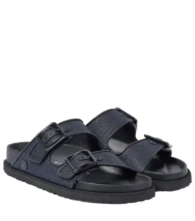 Birkenstock 1774 Arizona Luxe raffia sandals | Thumbnail 1 Birkenstock 1774 Arizona Luxe raffia sandals | Thumbnail 1