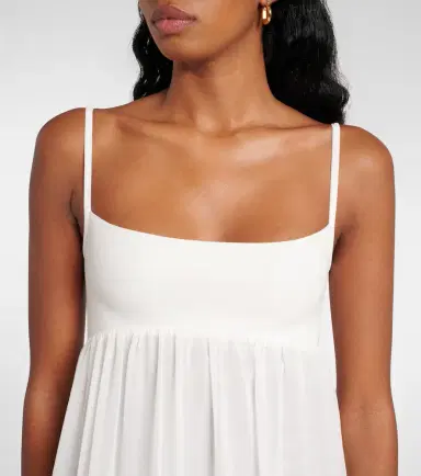 Jacquemus Peplo jersey and muslin maxi dress | Thumbnail 4 Jacquemus Peplo jersey and muslin maxi dress | Thumbnail 4