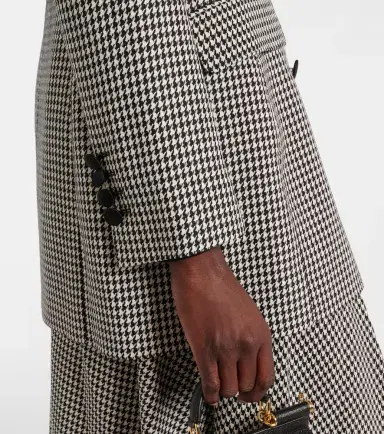 Dolce & Gabbana Houndstooth wool-blend blazer | Thumbnail 3 Dolce & Gabbana Houndstooth wool-blend blazer | Thumbnail 3