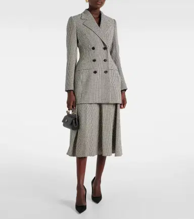 Dolce & Gabbana Houndstooth wool-blend blazer | Thumbnail 4 Dolce & Gabbana Houndstooth wool-blend blazer | Thumbnail 4