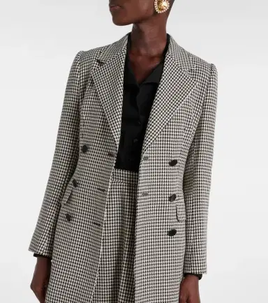 Dolce & Gabbana Houndstooth wool-blend blazer | Thumbnail 6 Dolce & Gabbana Houndstooth wool-blend blazer | Thumbnail 6