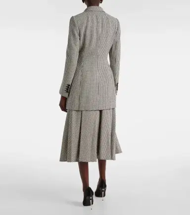 Dolce & Gabbana Houndstooth wool-blend blazer | Thumbnail 7 Dolce & Gabbana Houndstooth wool-blend blazer | Thumbnail 7