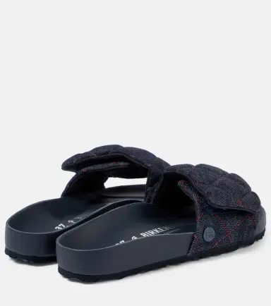 Birkenstock 1774 Sylt quilted denim slides | Thumbnail 4 Birkenstock 1774 Sylt quilted denim slides | Thumbnail 4