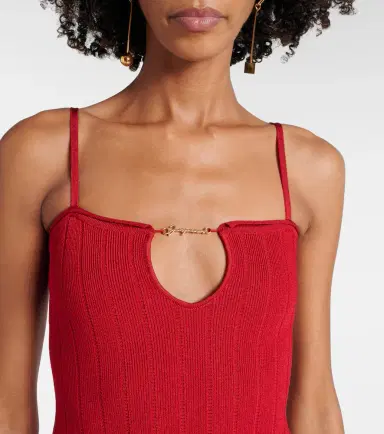 Jacquemus La Robe Sierra Bretelles midi dress | Thumbnail 5 Jacquemus La Robe Sierra Bretelles midi dress | Thumbnail 5