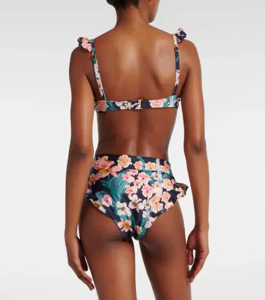 Agua by Agua Bendita Kiwi Danza floral bikini top | Thumbnail 2 Agua by Agua Bendita Kiwi Danza floral bikini top | Thumbnail 2