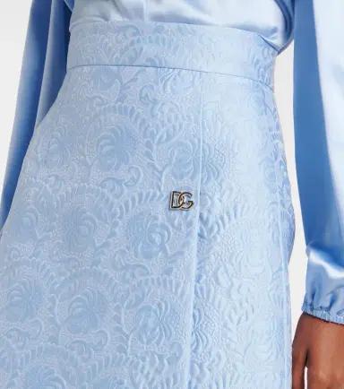 Dolce & Gabbana Cotton and silk-blend jacquard midi skirt | Thumbnail 3 Dolce & Gabbana Cotton and silk-blend jacquard midi skirt | Thumbnail 3