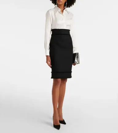Dolce & Gabbana Wool-blend tweed pencil skirt | Thumbnail 2 Dolce & Gabbana Wool-blend tweed pencil skirt | Thumbnail 2