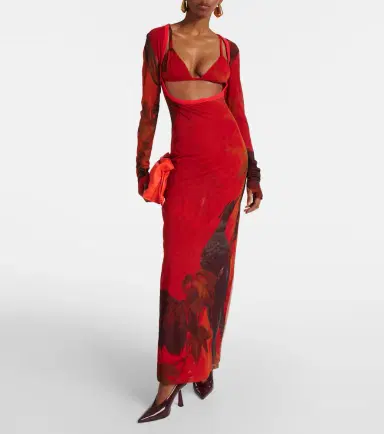 SIR Libertine printed cutout maxi dress | Thumbnail 2 SIR Libertine printed cutout maxi dress | Thumbnail 2