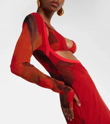 SIR Libertine printed cutout maxi dress | Thumbnail 4 SIR Libertine printed cutout maxi dress | Thumbnail 4