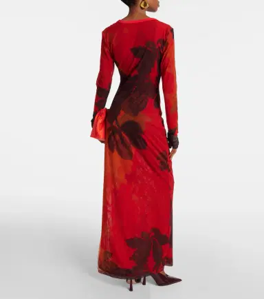 SIR Libertine printed cutout maxi dress | Thumbnail 5 SIR Libertine printed cutout maxi dress | Thumbnail 5