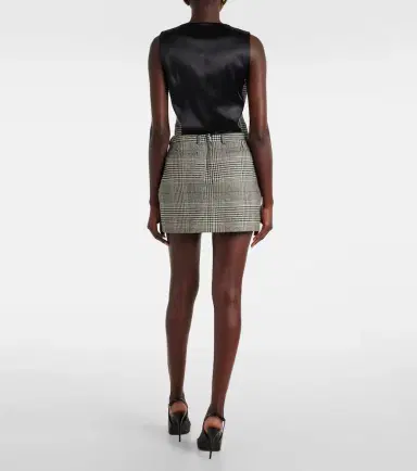 Dolce & Gabbana Prince of Wales check wool and cashmere miniskirt | Thumbnail 5 Dolce & Gabbana Prince of Wales check wool and cashmere miniskirt | Thumbnail 5