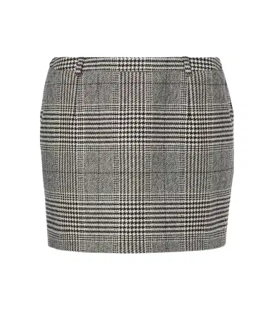 Dolce & Gabbana Prince of Wales check wool and cashmere miniskirt | Thumbnail 1 Dolce & Gabbana Prince of Wales check wool and cashmere miniskirt | Thumbnail 1
