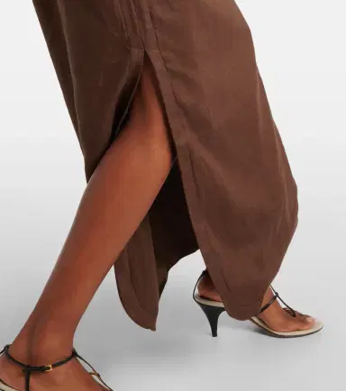 SIR Jerry linen midi skirt | Thumbnail 3 SIR Jerry linen midi skirt | Thumbnail 3