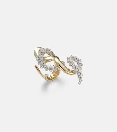YEPREM Golden Strada 18kt gold and white gold ring with diamonds | Thumbnail 2 YEPREM Golden Strada 18kt gold and white gold ring with diamonds | Thumbnail 2