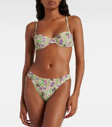 Tory Burch Floral bikini top | Thumbnail 2 Tory Burch Floral bikini top | Thumbnail 2