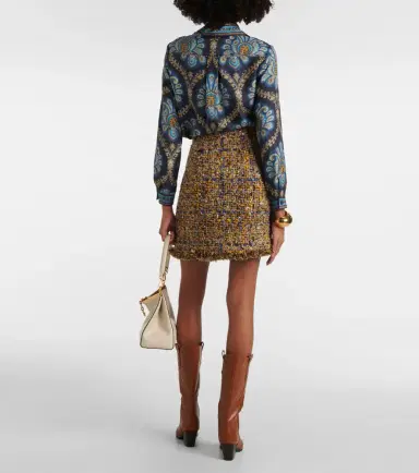 Etro Tweed miniskirt | Thumbnail 4 Etro Tweed miniskirt | Thumbnail 4