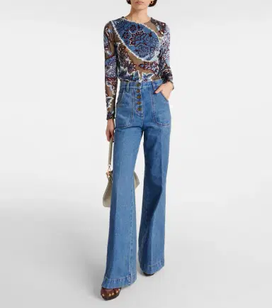 Etro High-rise flared jeans | Thumbnail 7 Etro High-rise flared jeans | Thumbnail 7