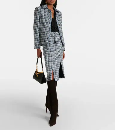Etro Cotton-blend tweed jacket | Thumbnail 2 Etro Cotton-blend tweed jacket | Thumbnail 2