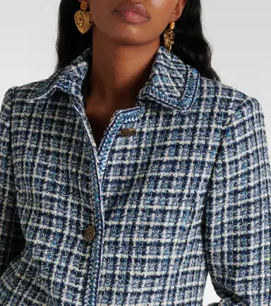 Etro Cotton-blend tweed jacket | Thumbnail 4 Etro Cotton-blend tweed jacket | Thumbnail 4