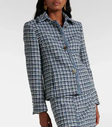 Etro Cotton-blend tweed jacket | Thumbnail 5 Etro Cotton-blend tweed jacket | Thumbnail 5