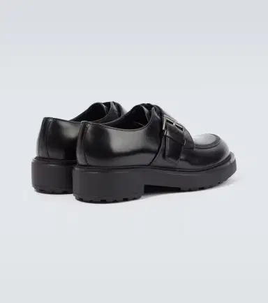 Prada Brushed leather lace-up derbies | Thumbnail 5 Prada Brushed leather lace-up derbies | Thumbnail 5