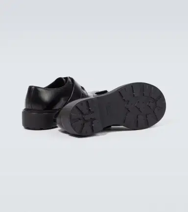 Prada Brushed leather lace-up derbies | Thumbnail 6 Prada Brushed leather lace-up derbies | Thumbnail 6