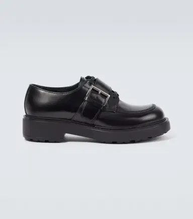 Prada Brushed leather lace-up derbies | Thumbnail 7 Prada Brushed leather lace-up derbies | Thumbnail 7