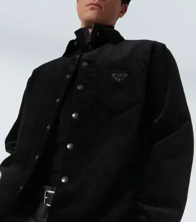 Prada Cotton corduroy overshirt | Thumbnail 3 Prada Cotton corduroy overshirt | Thumbnail 3