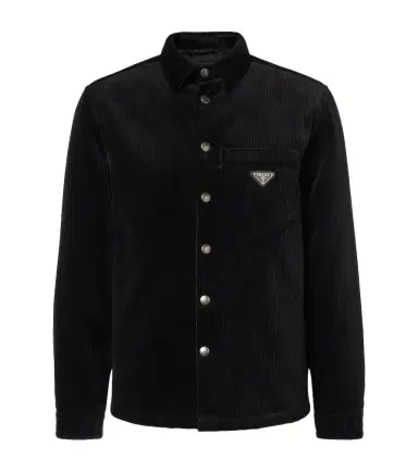 Prada Cotton corduroy overshirt | Thumbnail 1 Prada Cotton corduroy overshirt | Thumbnail 1
