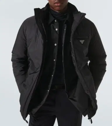 Prada Re-Nylon padded coat | Thumbnail 3 Prada Re-Nylon padded coat | Thumbnail 3