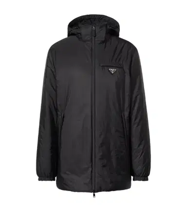 Prada Re-Nylon padded coat | Thumbnail 1 Prada Re-Nylon padded coat | Thumbnail 1