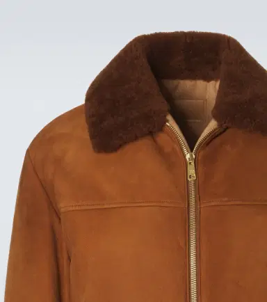 Prada Shearling-trimmed suede jacket | Thumbnail 6 Prada Shearling-trimmed suede jacket | Thumbnail 6