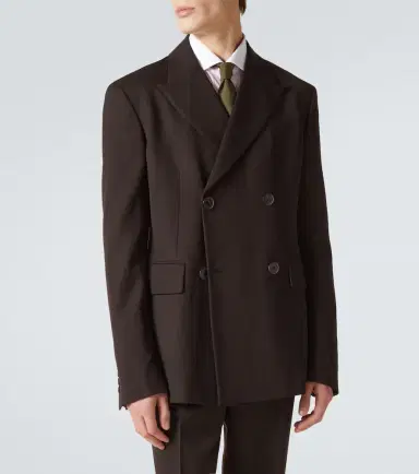 Prada Virgin wool gabardine blazer | Thumbnail 4 Prada Virgin wool gabardine blazer | Thumbnail 4