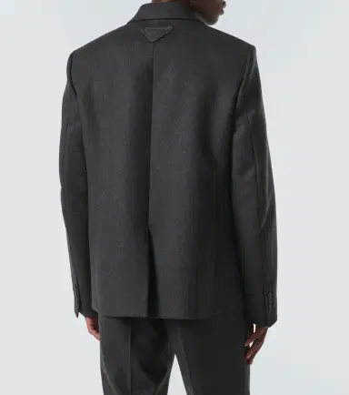 Prada Single-breasted wool blazer | Thumbnail 2 Prada Single-breasted wool blazer | Thumbnail 2