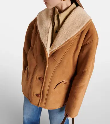 Blaze Milano Blazé Milano Tatoosh shearling-lined suede jacket | Thumbnail 4 Blaze Milano Blazé Milano Tatoosh shearling-lined suede jacket | Thumbnail 4