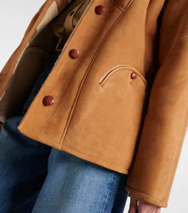 Blaze Milano Blazé Milano Tatoosh shearling-lined suede jacket | Thumbnail 5 Blaze Milano Blazé Milano Tatoosh shearling-lined suede jacket | Thumbnail 5