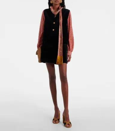 Blaze Milano Blazé Milano Gliss cotton velvet vest | Thumbnail 4 Blaze Milano Blazé Milano Gliss cotton velvet vest | Thumbnail 4